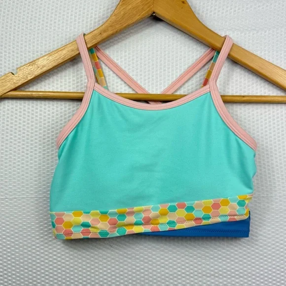 Matilda Jane Dream Chasers Candy Dots Swimsuit Top Girls Size 8 - Picture 3 of 7